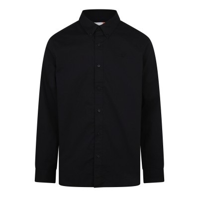 риза,с,дълъг,ръкав,timberland,long,sleeve,stretch,poplin,shirt,black