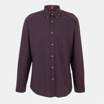 риза,с,дълъг,ръкав,облекла,на,разпродажба,мъжки,ризи,boss,rickert,long,sleeve,oxford,shirt,open,purple