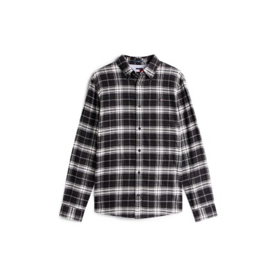 мъжки,ризи,tommy,jeans,tj,flannel,shirt,sn54,black,check