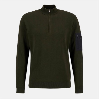 пуловер,облекла,на,разпродажба,мъжки,ежедневни,облекла,мъжки,горнища,с,качулка,barbour,international,blades,half,zip,jumper,sage