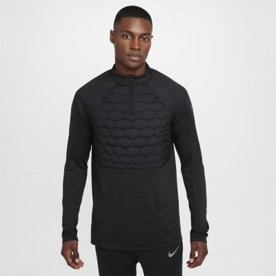 nike,strike,winter,warrior,drill,top,black,reflect