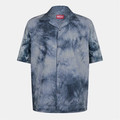 облекла,на,разпродажба,мъжки,ризи,diesel,diesel,truckr,cmicia,sn99,black,black