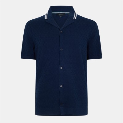 облекла,на,разпродажба,мъжки,ризи,ted,baker,regular,shirt,sn99,navy