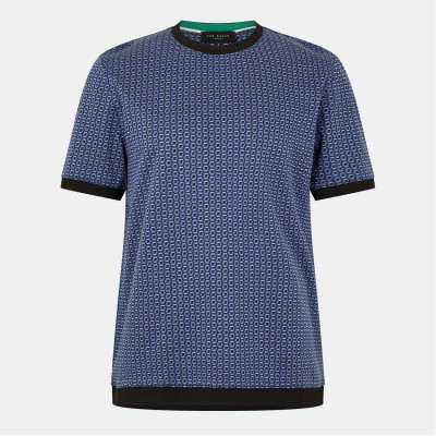 тениска,облекла,на,разпродажба,мъжки,ризи,ted,baker,geo,jac,t,shirt,sn99,dk,blue