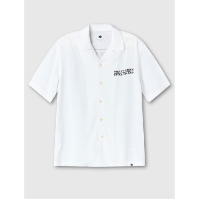 риза,pretty,green,men's,spike,island,short,sleeve,plain,shirt,white