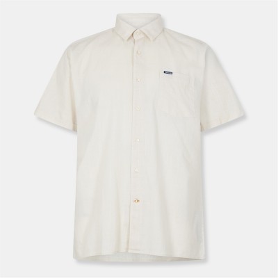 риза,с,къс,ръкав,облекла,на,разпродажба,мъжки,ризи,barbour,men's,pigment,short,sleeve,shirt,oatmeal,be72