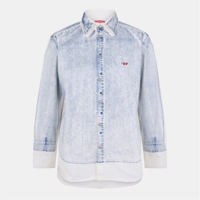 облекла,на,разпродажба,мъжки,ризи,diesel,diesel,smply,ovr,cmc,sn99,blue,denim