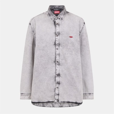 облекла,на,разпродажба,мъжки,ризи,diesel,diesel,dflaim,cmicia,sn99,black,grey,denm