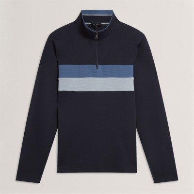 фланелка,промоция,на,зимни,облекла,облекла,на,разпродажба,мъжки,ежедневни,облекла,мъжки,горнища,с,качулка,ted,baker,ted,jersey,half,zip,sn00,navy