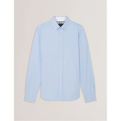облекла,на,разпродажба,мъжки,ризи,ted,baker,ted,ls,oxford,shirt,sn00,pl,blue