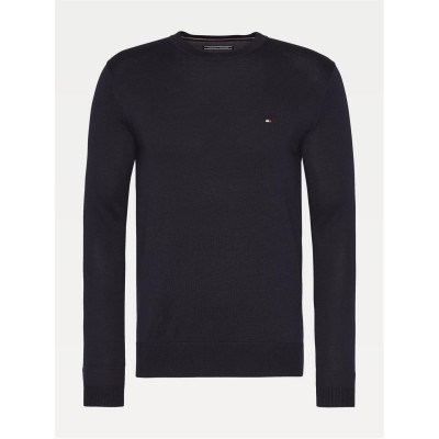 пуловер,мъжки,пуловери,tommy,hilfiger,crew,neck,jumper,desert,sky,dw5