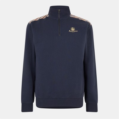 облекла,на,разпродажба,мъжки,ежедневни,облекла,мъжки,горнища,с,качулка,aquascutum,men's,quarter,zip,fleece,navy