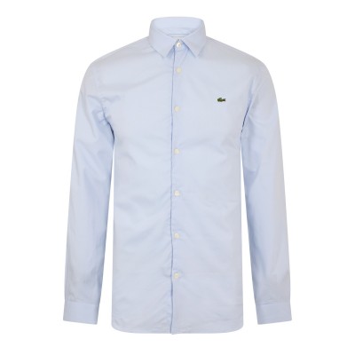 облекла,на,разпродажба,мъжки,ризи,lacoste,men's,long,sleeve,oxford,shirt,blue,j2g