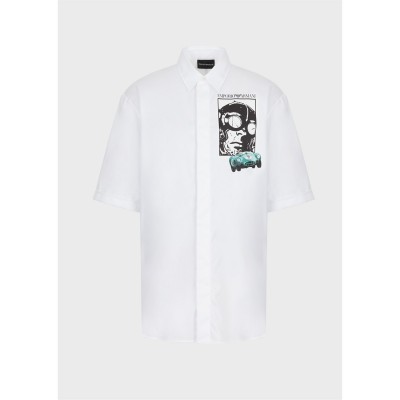 облекла,на,разпродажба,мъжки,ризи,emporio,armani,emporio,print,shirt,sn99,bianco,white