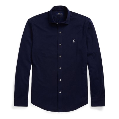 фланелка,мъжки,ризи,polo,ralph,lauren,cotton,jersey,shirt,cruise,navy