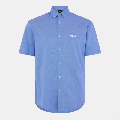 риза,с,къс,ръкав,облекла,на,разпродажба,мъжки,ризи,boss,short,sleeve,shirt,open,blue