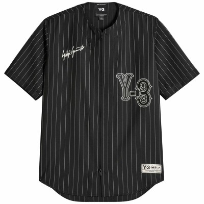 бейзболна,фланелка,облекла,на,разпродажба,мъжки,ризи,y3,mens,elite,baseball,shirt,black