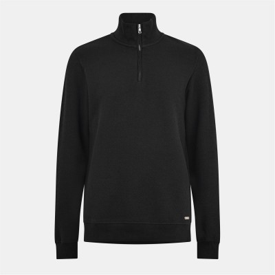 threadbare,men's,1,4,zip,fleece,black