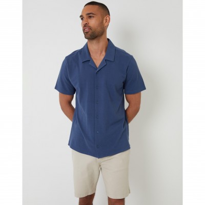 риза,threadbare,men,s,kaylian,short,sleeve,plain,shirt,denim