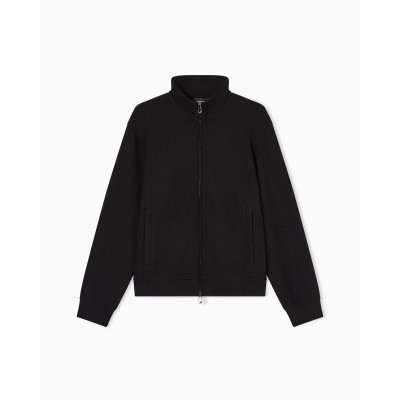 поларено,горнище,с,цип,мъжки,горнища,с,качулка,emporio,armani,men,s,full,zip,fleece,black,fc293