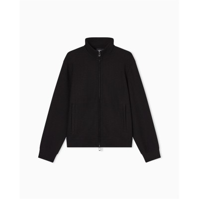 поларено,горнище,с,цип,облекла,на,разпродажба,мъжки,ежедневни,облекла,мъжки,горнища,с,качулка,emporio,armani,men's,full,zip,fleece,black,fc293