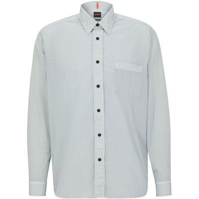 риза,мъжки,ризи,boss,men's,lambini,long,sleeve,plain,shirt,pastel,grey