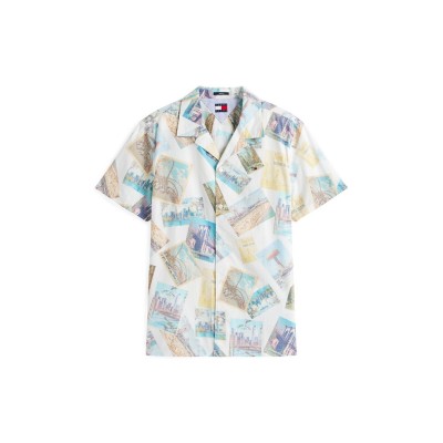 мъжки,ризи,tommy,jeans,tj,aop,camp,shirt,sn53,ecru,postcard