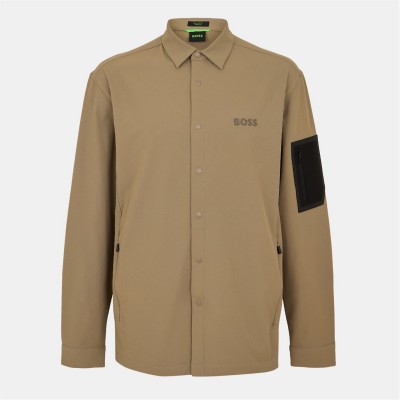 риза,мъжки,ризи,boss,lite,plain,shirt,light,green