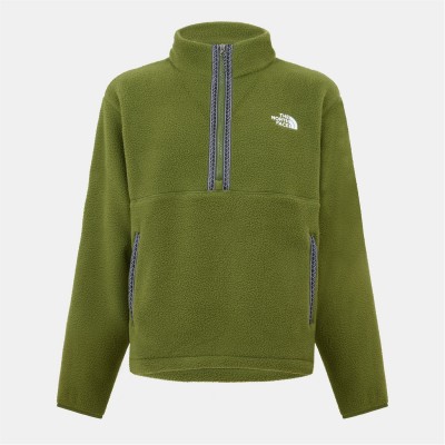 облекла,на,разпродажба,мъжки,туристически,полари,мъжки,ежедневни,облекла,мъжки,горнища,с,качулка,the,north,face,men's,quarter,zip,fleece,woodland,grn