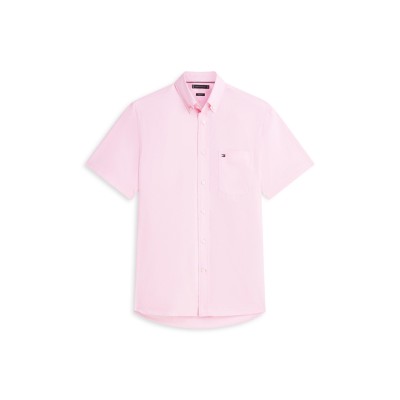 риза,мъжки,ризи,tommy,hilfiger,men,s,short,sleeve,plain,shirt,rose,petal