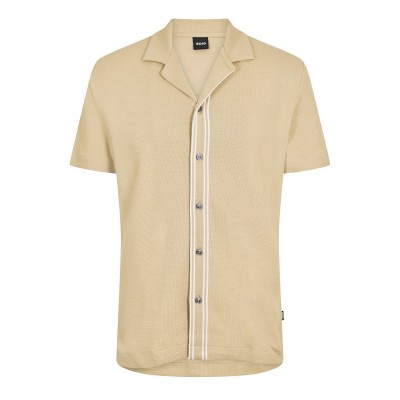 риза,с,къс,ръкав,облекла,на,разпродажба,мъжки,ризи,boss,mens,boss,black,pasini,short,sleeve,collared,shirt,with,contrast,trim,beige,286