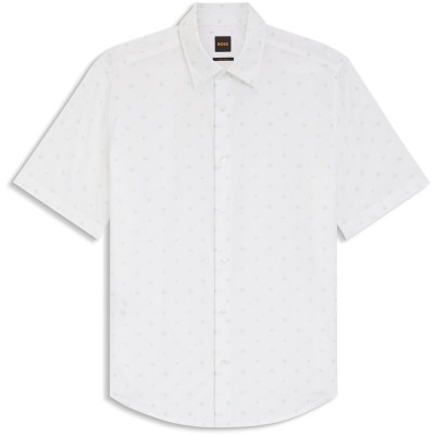 мъжки,ризи,boss,hbo,ptrn,ss,shirt,sn63,white,100