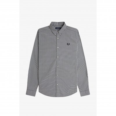 риза,с,дълъг,ръкав,мъжки,ризи,fred,perry,men,s,long,sleeve,patterned,shirt,black,102