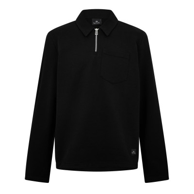 облекла,на,разпродажба,мъжки,ежедневни,облекла,мъжки,горнища,с,качулка,ps,paul,smith,ps,patch,collar,1,2z,sn62,black,79