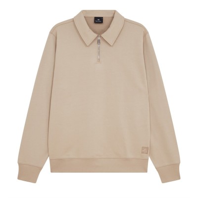 облекла,на,разпродажба,мъжки,ежедневни,облекла,мъжки,горнища,с,качулка,ps,paul,smith,men's,garmdye,quarter,zip,fleece,beige,64