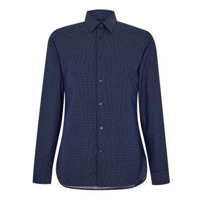 мъжки,ризи,ted,baker,tb,t,odair,slimshirt,sn34,navy,pin,dot