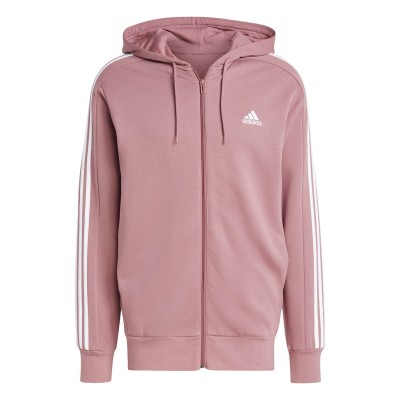 мъжки,суичър,облекла,с,футболна,тема,футболни,анцузи,adidas,essentials,french,terry,3,stripes,zip,hoodie,mens,preloved,crimso