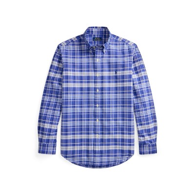 риза,с,дълъг,ръкав,мъжки,ризи,polo,ralph,lauren,men,s,long,sleeve,patterned,shirt,blue,white
