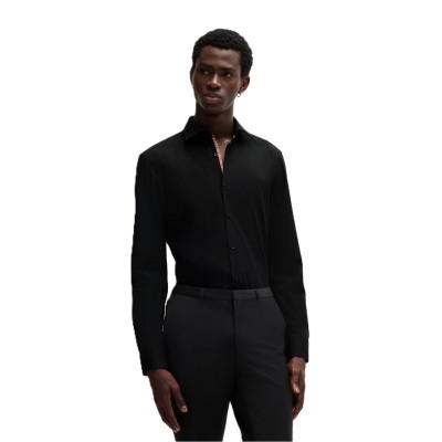 облекла,на,разпродажба,мъжки,ризи,hugo,koey,10181991,02,oxford,shirt,mens,black