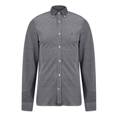 облекла,на,разпродажба,мъжки,ризи,tommy,hilfiger,1985,knitted,sf,shirt,carbon,navy