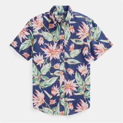 риза,с,къс,ръкав,облекла,на,разпродажба,мъжки,ризи,polo,ralph,lauren,floral,short,sleeve,shirt,floral