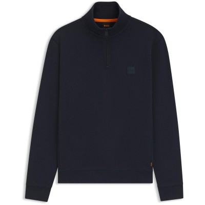 мъжки,горнища,с,качулка,мъжки,ежедневни,облекла,boss,men,s,zetrust,quarter,zip,fleece,dark,blue,404