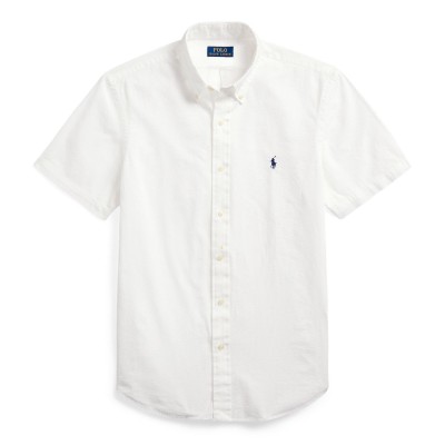 мъжки,ризи,polo,ralph,lauren,seersucker,shirt,white