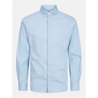 детски,ризи,детски,3/4,панталони,jack,and,jones,stretch,shirt,junior,boys,cashmere,blue