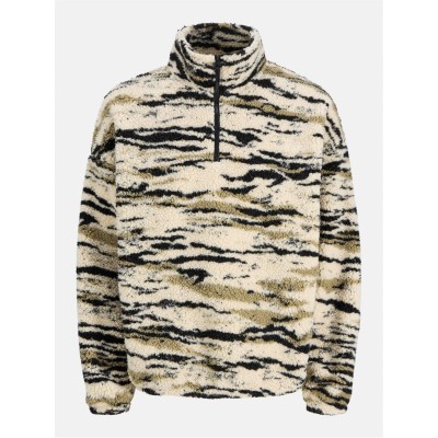 мъжко,горнище,с,цип,мъжки,туристически,полари,мъжки,полари,jack,and,jones,skin,teddy,half,zip,top,mens,oatmeal