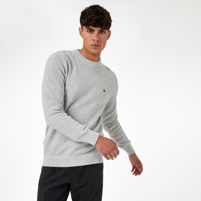 пуловер,мъжки,летен,каталог,мъжки,пуловери,jack,wills,stitch,crew,neck,jumper,grey,marl