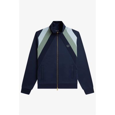 горнище,облекла,на,разпродажба,дамски,екипи,мъжки,ежедневни,облекла,мъжки,горнища,с,качулка,мъжки,екипи,fred,perry,men's,panel,tracksuit,top,dk,airforce,73