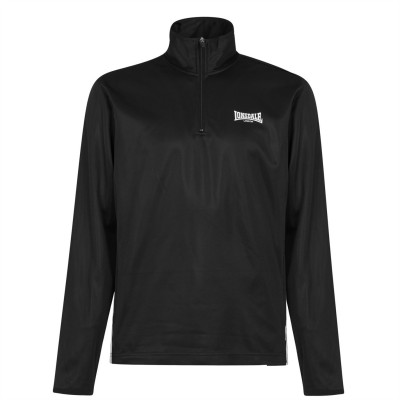 lonsdale,2s,quarter,zip,track,top,mens,black