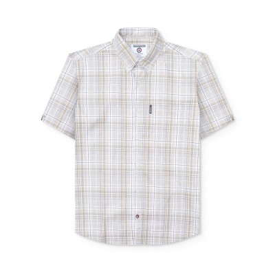 облекла,на,разпродажба,lambretta,sleeve,multi,check,shirt,khaki