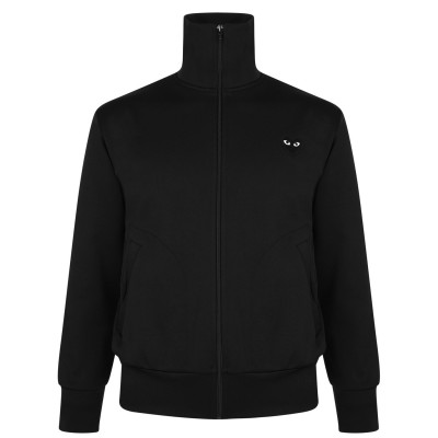 блуза,мъжки,ежедневни,облекла,мъжки,горнища,с,качулка,comme,des,garcons,play,big,heart,logo,sweatshirt,black,black